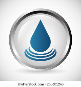 water label design, vector illustration eps10 graphic 