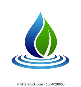 Water Leaf Logo can be used for company, icon, and others.