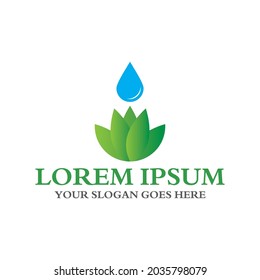 water leaf logo , environment logo