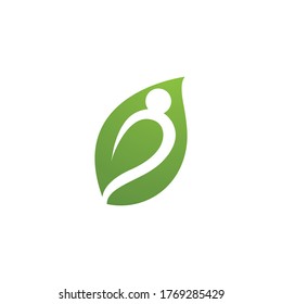 Diseño de ilustraciones vectoriales de plantillas de logotipos de agua y hojas