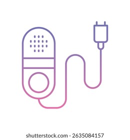Detector de fugas de agua Icono Vector Ilustración de stock