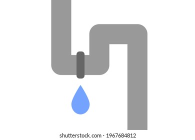 排水管 水漏れ のイラスト素材 画像 ベクター画像 Shutterstock