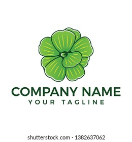 Water Lettuce logo design concept