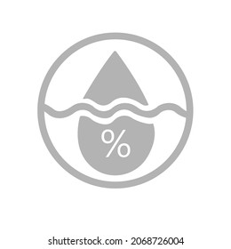 water level icon, vector illustration