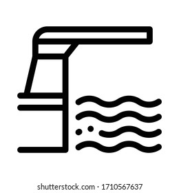 water level meter icon vector. water level meter sign. isolated contour symbol illustration