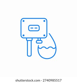 water level sensor icon sign vector