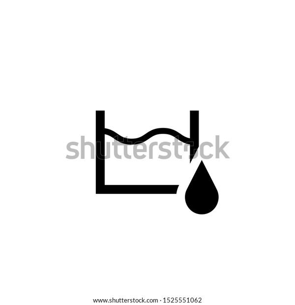 Water Level Sensor Simple Icon Clipart Stock Vector Royalty Free