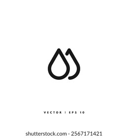 Water Line Icon. Editable Stroke