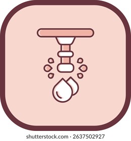 Water Line vector Icon Design