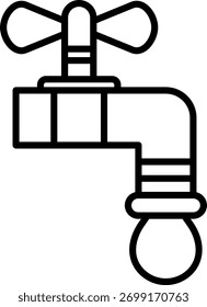 Wasserlinie Vektor Icon Design