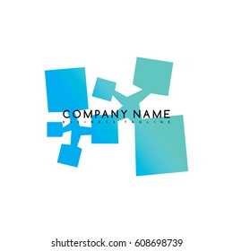 water liquid drip spill icon logo logotype vector art illustration