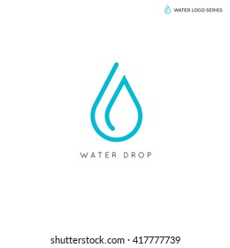 Water Logo Blue Best Aqua Bright Eco Environment Natural Energy Alternative