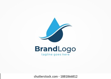 Water Bird Modern Logo Template Stock Vector (Royalty Free) 1641399400 ...