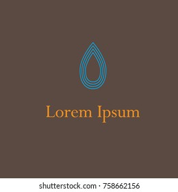 water logo design