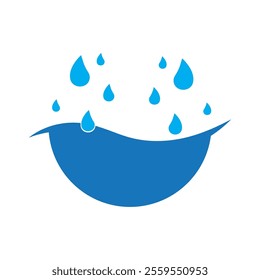 Water Logo Design Graphic Illustration