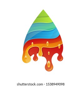 water logo design, illustration, 3d