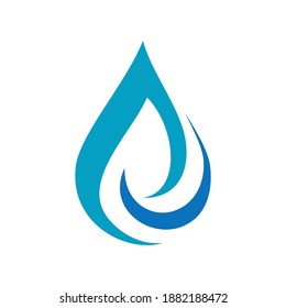 water logo design template vector illustration