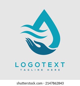 water logo design template Vectors