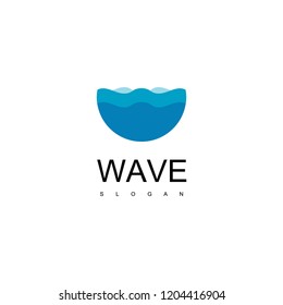 water logo design vector