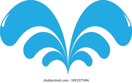 Water logo design vector stock