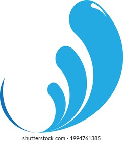 Water logo design vector stock