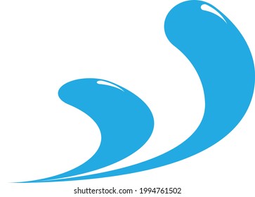 Water logo design vector stock