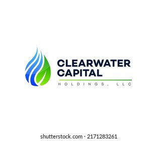 Water Logo Design vector Template