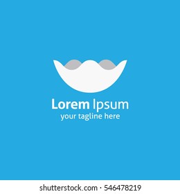 Water Logo design vector template. Natural Mineral Aqua icon. Water liquid Logotype concept icon.