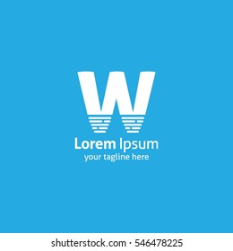 Water Logo design vector template. Natural Mineral Aqua icon. Water liquid Logotype concept icon.