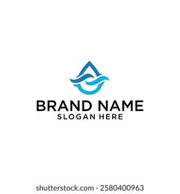 water logo design vector,editable eps 10