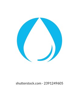 Water logo icon design vector illustration template