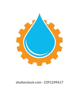 Water logo icon design vector illustration template