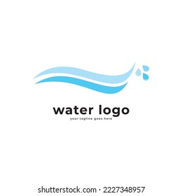 water logo icon vector template.