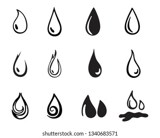 Water logo and symbols