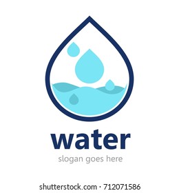 Water Logo Template Stock Vector (Royalty Free) 712071586