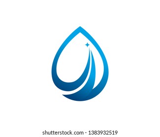 Water Logo Template, Icon, Symbol