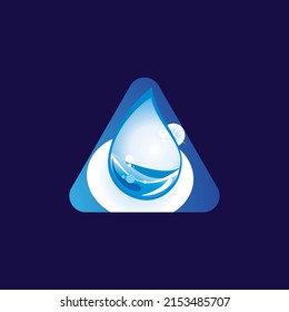 ilustración vectorial de plantillas de logotipos de agua