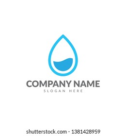 Water logo vector design template