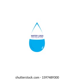 Water logo vector design template