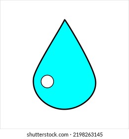 Water logo vector icon simlpe design