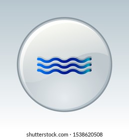 water logo vector illustration of a sports logo, water trendy vector style icon