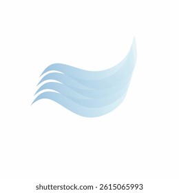 Water logo with wings, Suitable for water and wave themed logos
