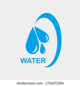 Water logo for you. Saving air. Keep water and the environment clean for the next generation