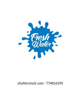 Water Logos, Label, Icons And Design Elements