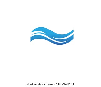 Water logos Template vector icons