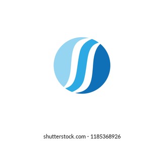 Water logos Template vector icons
