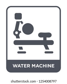 water machine icon vector on white background, water machine trendy filled icons from Gym equipment collection, water machine simple element illustration