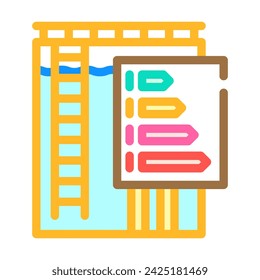 water management efficient color icon vector. water management efficient sign. isolated symbol illustration