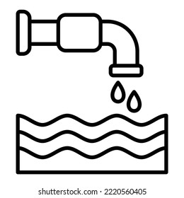 Water Management icon vector image. Can also be used for web apps, mobile apps and print media.