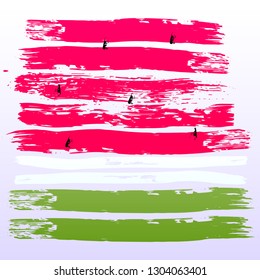 Water melon background vector ilustration hand draw desing